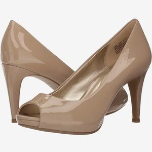 Brand New Bandolino Nude Open Toe High Heels